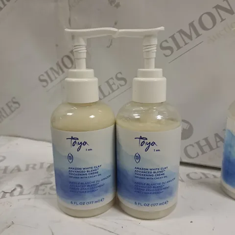 SET OF 2 TAYA I AM AMAZON WHITE CLAY ADVANCED BLEND THICKENING CRΓME