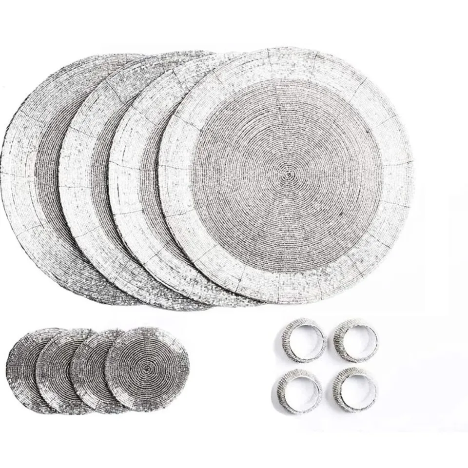 BOXED DEX GLASS NO PATTERN ROUND PLACEMATS