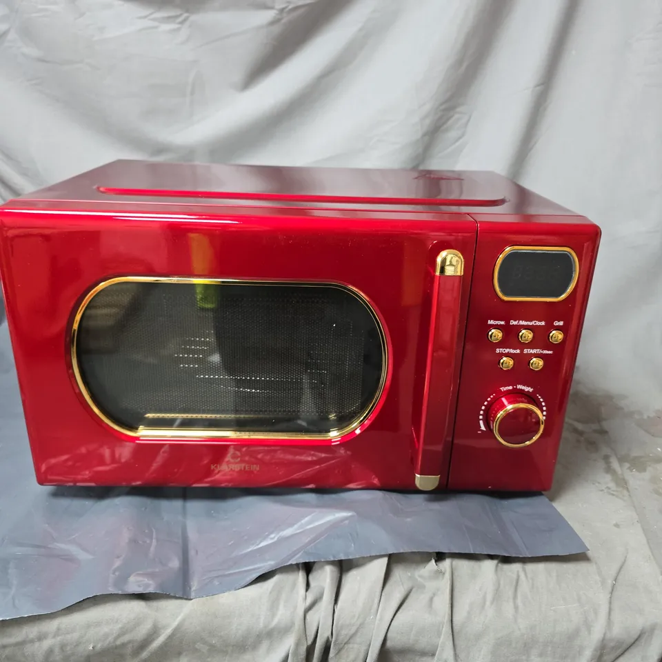 KLARSTEIN JULIETA MICROWAVE OVEN WITH GRILL – RED
