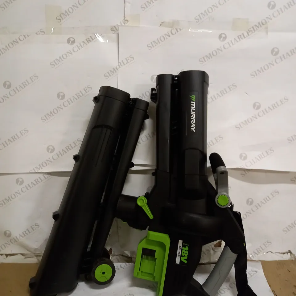 MURRAY IQ18LBV DUAL 18V (36V) LI-ION CORDLESS LEAF BLOWER VACUUM BODY