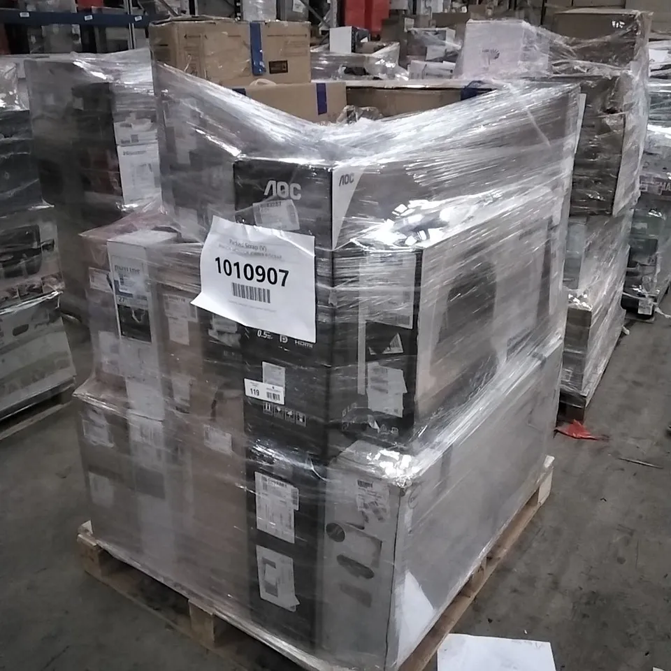 PALLET OF APPROXIMATELY 20 ASSORTED MONITORS INCLUDING