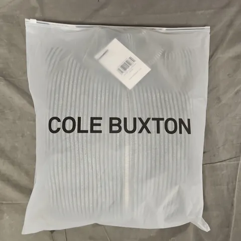 BAGGED COLE BUXTON ACID WASH KNIT ZIP THROUGH IN GREEN SIZE MEDIUM