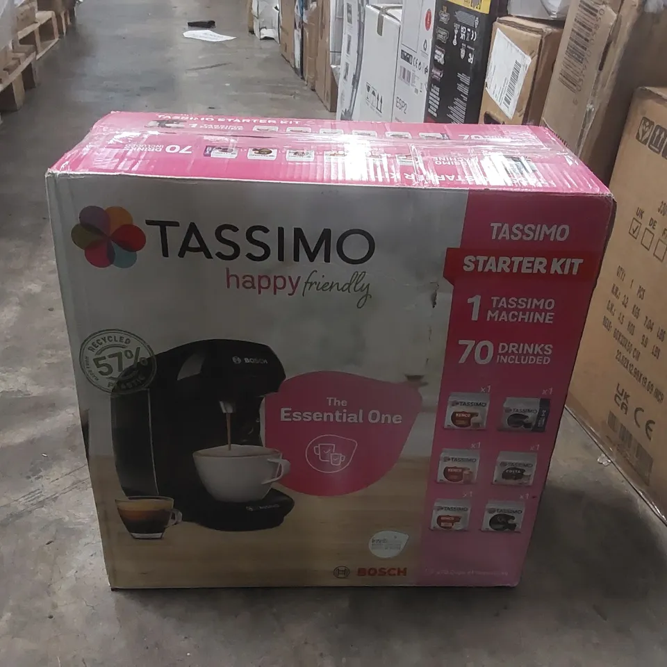BOXED TASSIMO STARTER KIT COFFEE MACHINE