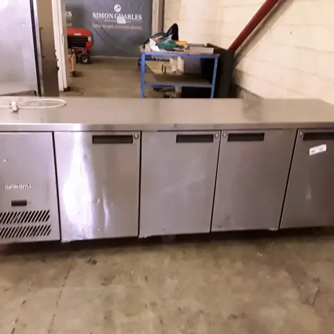 WILLIAMS 4 DOOR COUNTER FRIDGE