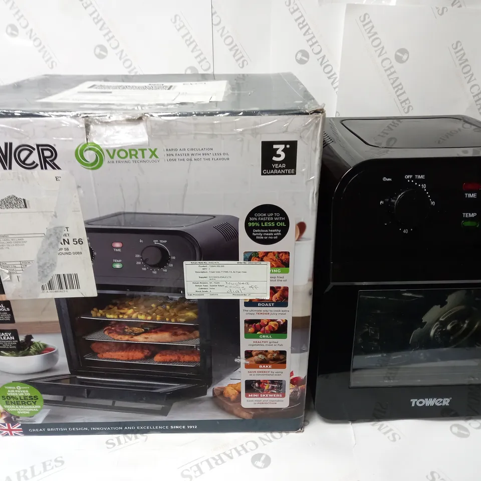BOXED TOWER VORTX 12 LITRE AIR FRYER