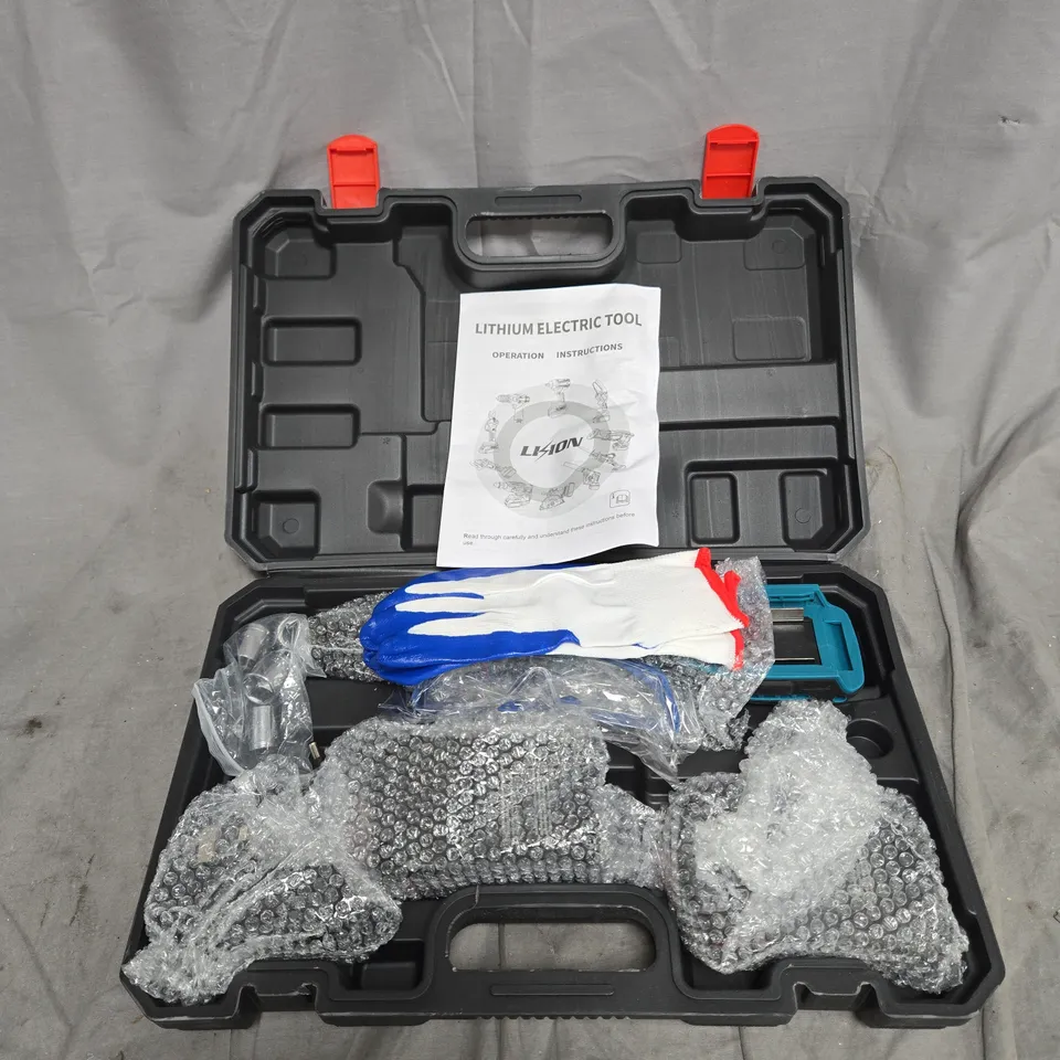 LISION LITHIUM ELECTRIC TOOL IN CASE WITH MANUAL