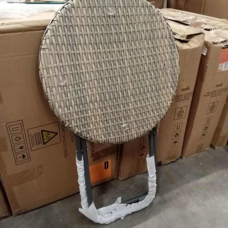 BOXED TOBS OUTDOOR FOLDABLE BISTRO TABLE