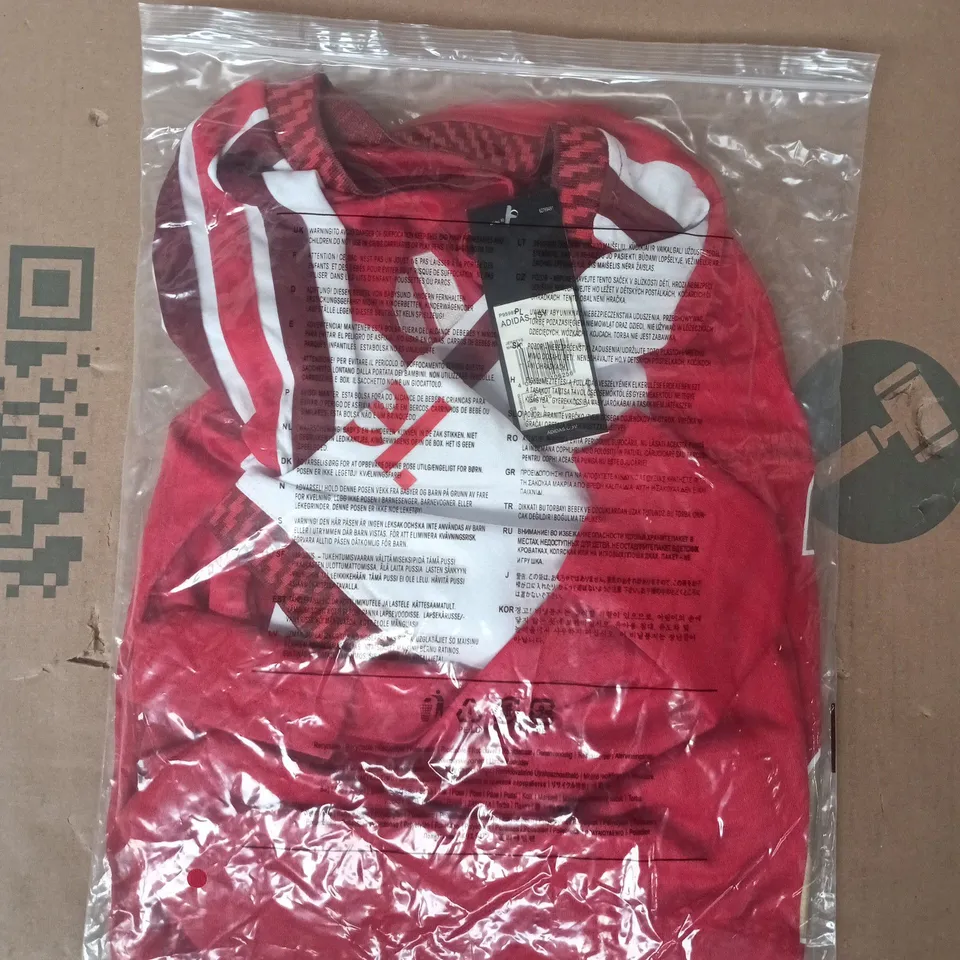 BAGGED ADIDAS ARSENAL HOME JERSEY SIZE LARGE
