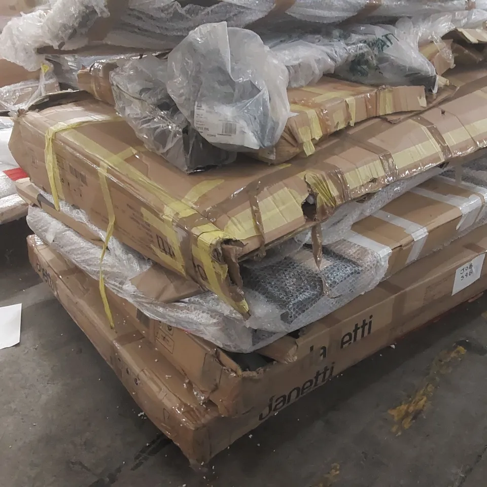 PALLET CONTAINING A LARGE QUANTITY OF ASSORTED DANETTI FURNITURE PARTS