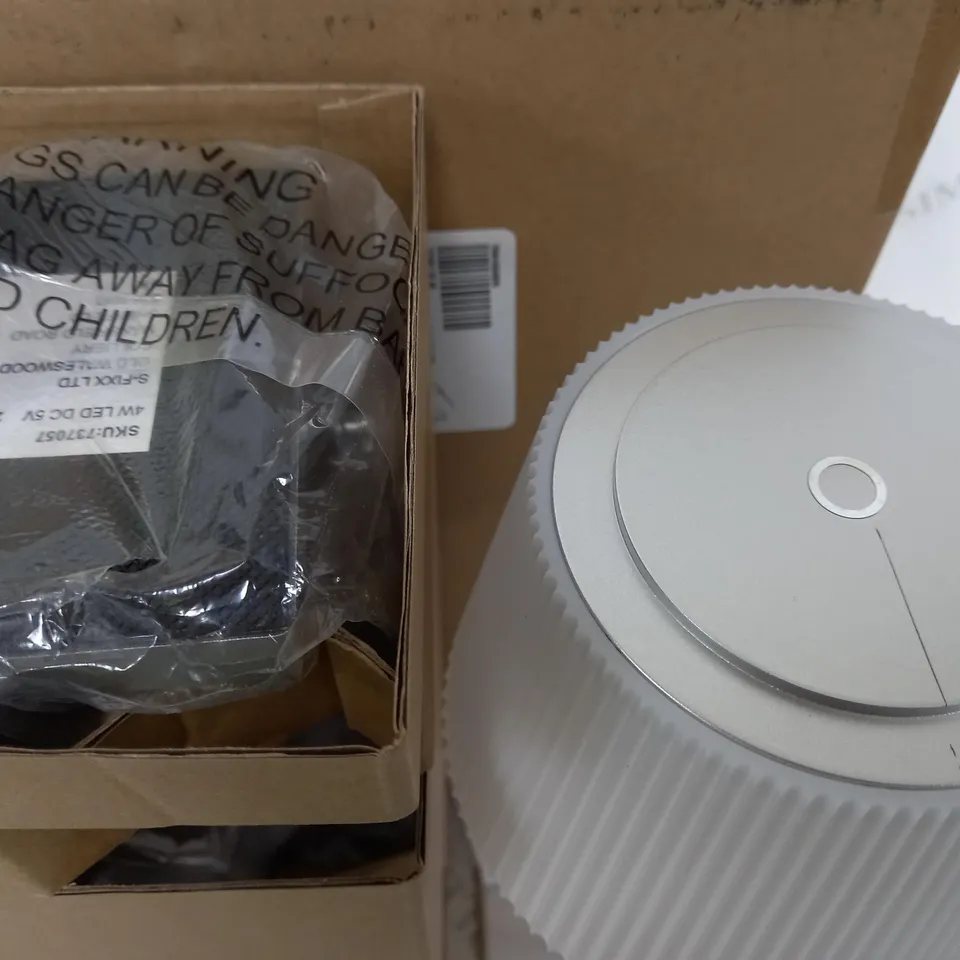 SFIXX SET OF 2 INDOOR OUTDOOR TOUCH TABLE LIGHTS IN SILVER 