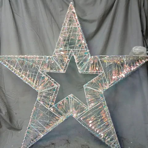 LARGE INCANDESCENT STAR DECORATION 