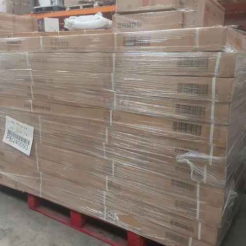 PALLET CONTAINING A VERY LARGE QUANTITY OF ASSORTED DESIGNER FURNITURE PARTS INCLUDING: GARDEN SHED PARTS ECT