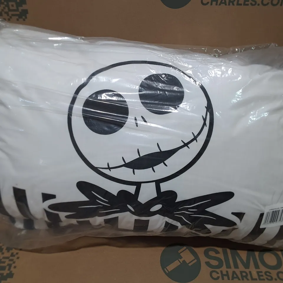 PALLET CONTAINING APPROXIMATELY 24 BRAND NEW NIGHTMARE BEFORE CHRISTMAS CUDDLE CUSHIONS