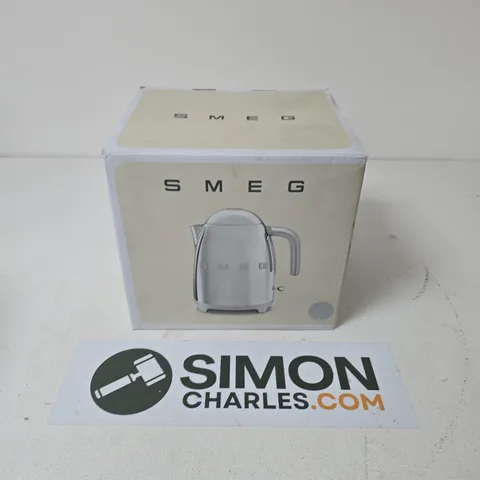 BOXED 50'S STYLE ELECTRIC KETTLE STEEL 