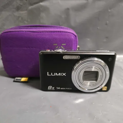 PANASONIC LUMIX 14MP DIGITAL CAMERA IN CARRY CASE - DMC-FS30