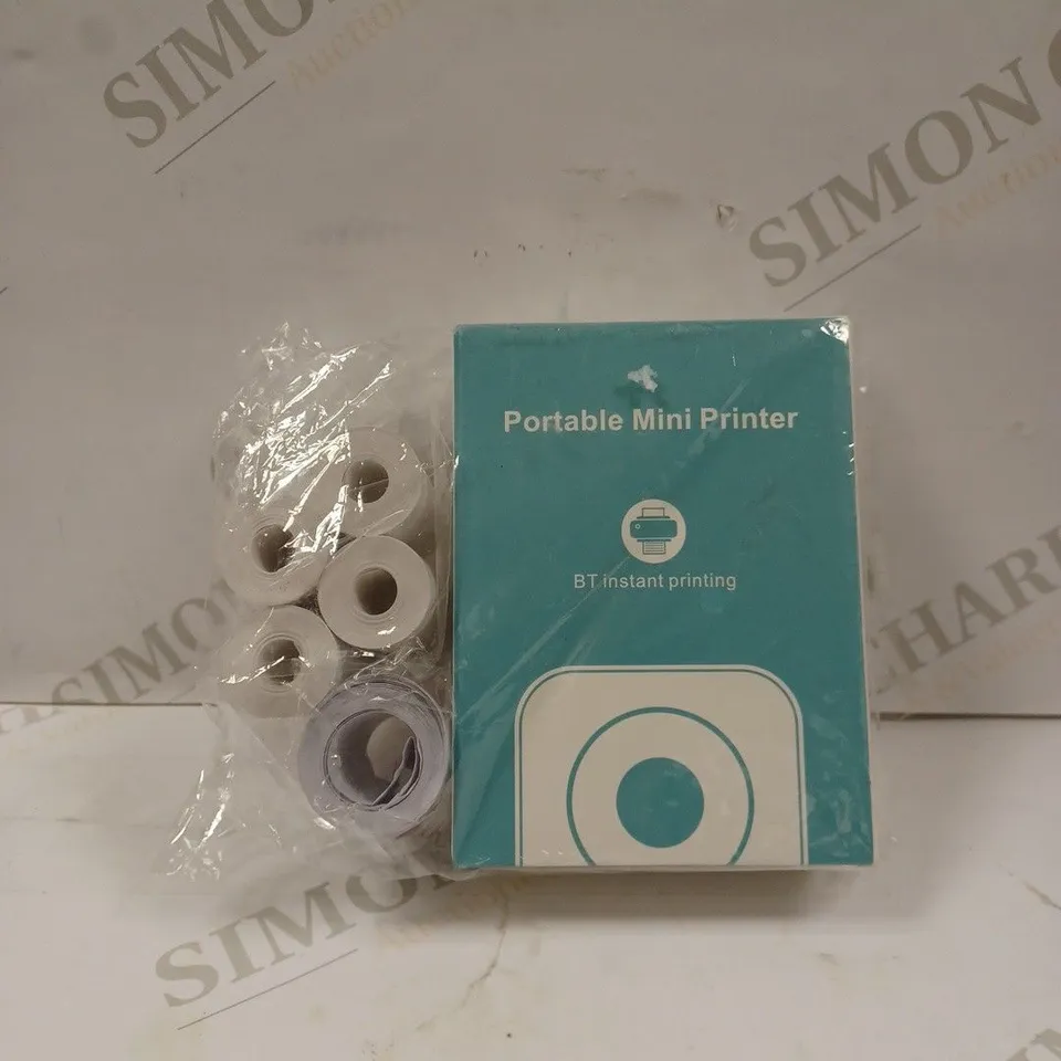 BOXED SEALED UNBRANDED PORTABLE MINI PRINTER BT INSTANT