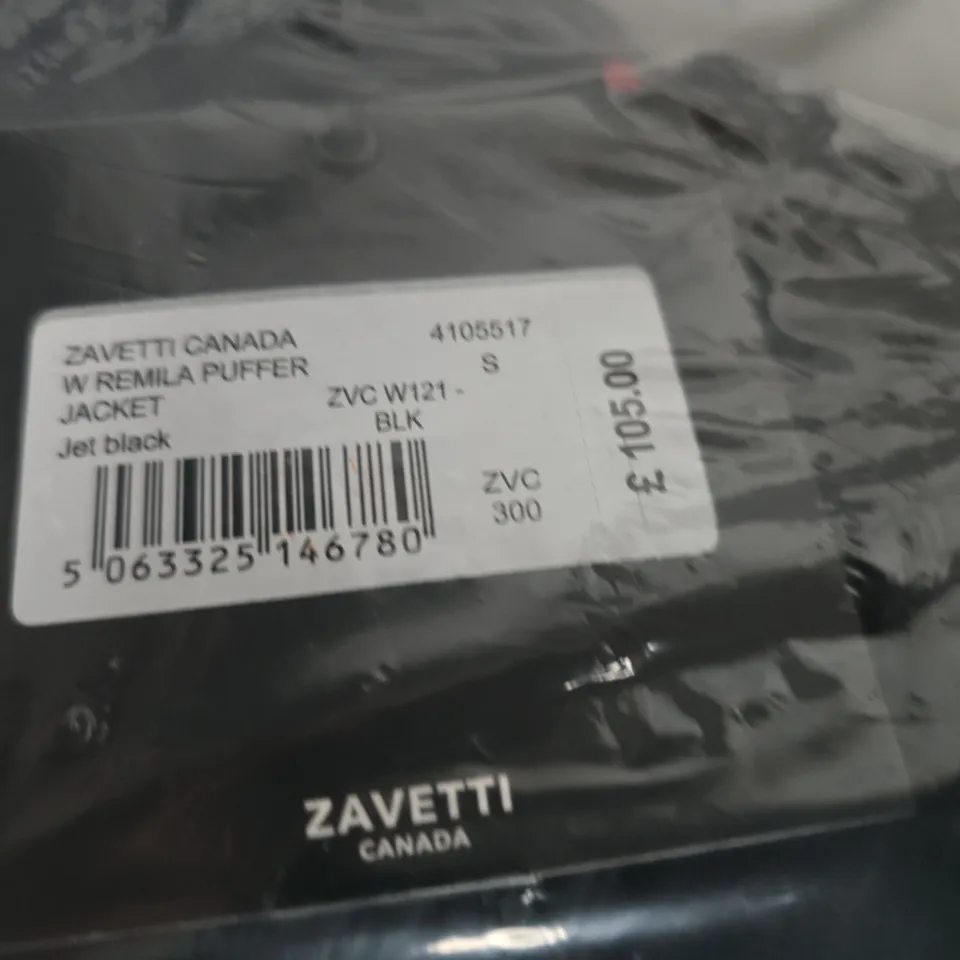 ZAVETTI CANADA WOMEN'S REMILA PUFFER JACKET – JET BLACK, SIZE S
