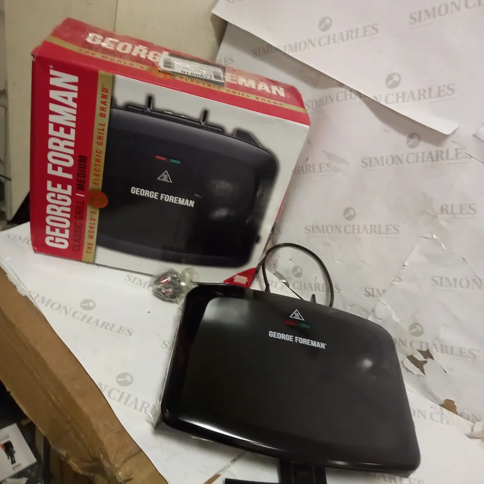 GEORGE FOREMAN FAT REDUCING GRILL