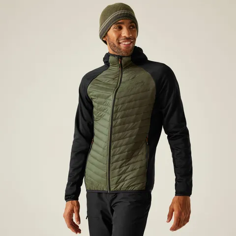 BRAND NEW REGATTA MEN'S ANDRESON HYBRID JACKET IN OLIVE GREEN/BLACK SIZE UK 3XL