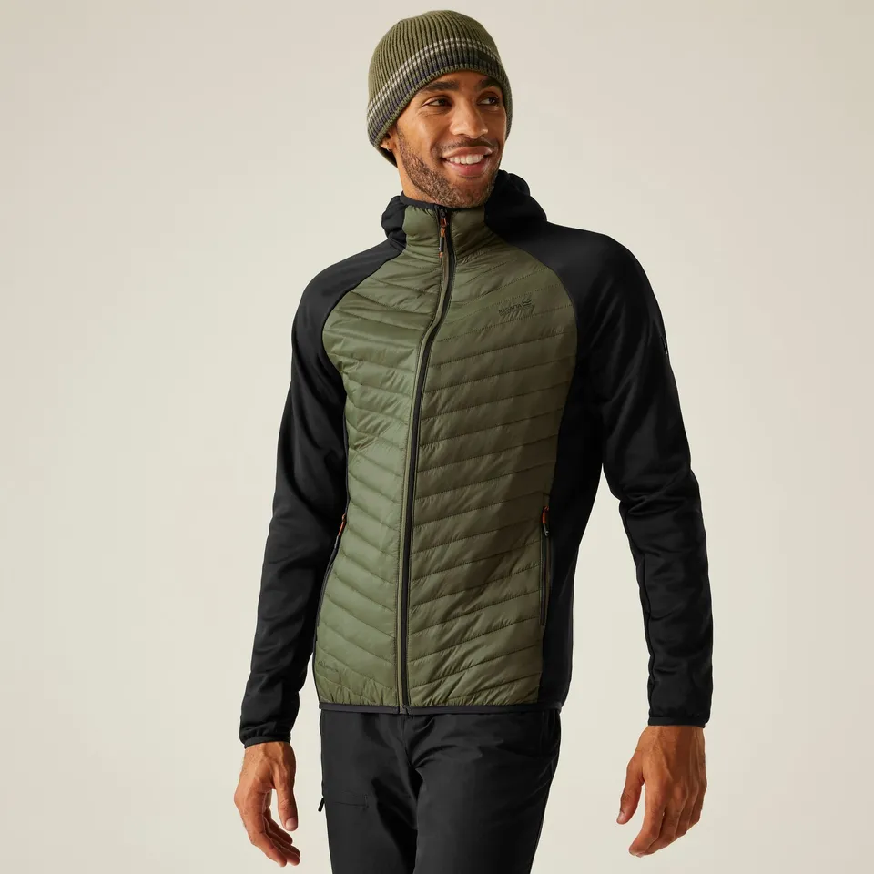 BRAND NEW REGATTA MEN'S ANDRESON HYBRID JACKET IN OLIVE GREEN/BLACK SIZE UK 3XL