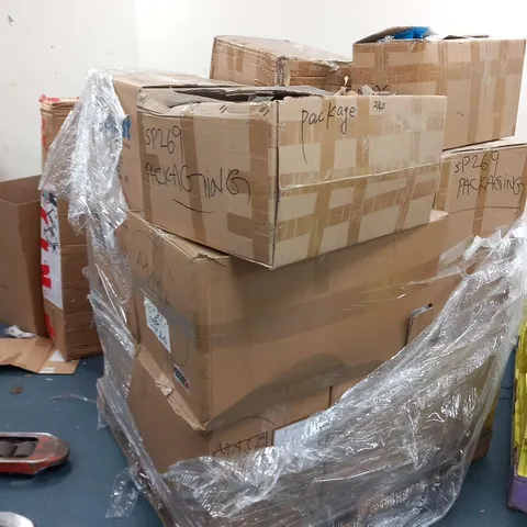 PALLET OF ASSORTED PPE AND PACKAGING