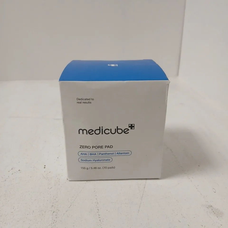 BOXED AND SEALED MEDICUBE ZERO PORE PAD – FACIAL SKIN CARE, 70 PADS (155 G)