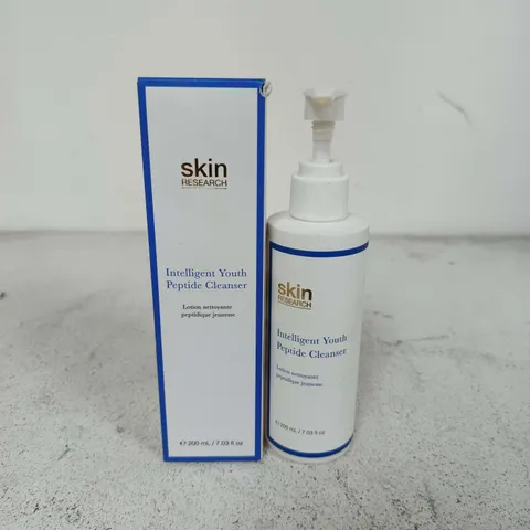 BOXED SKIN RESEARCH INTELLIGENT YOUTH PEPTIDE CLEANSER (200ML)