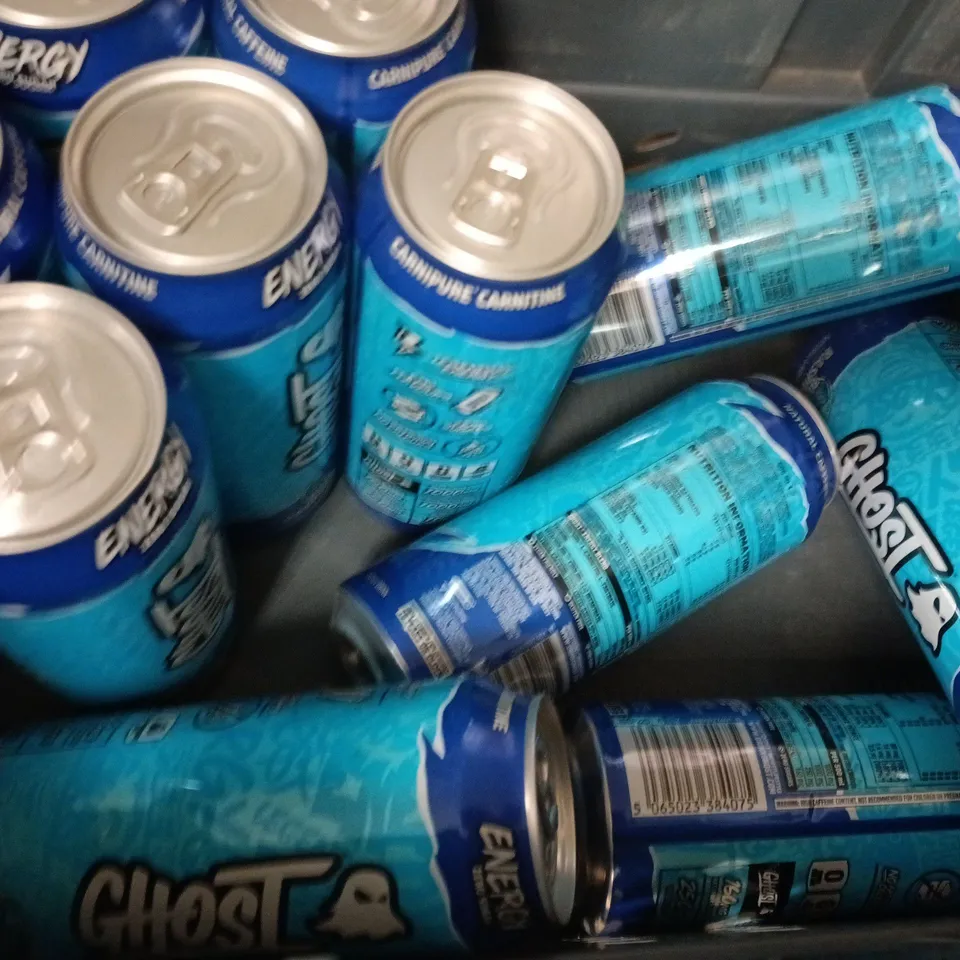 APPROXIMATELY 10 ASSORTED FOOD AND DRINK ITEMS TO INCLUDE GHOST, AND CHOCOLATE