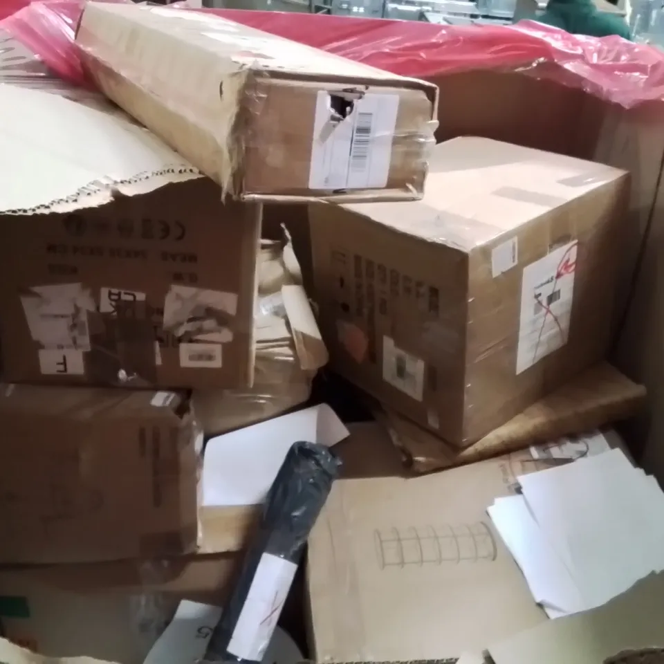 PALLET OF ASSORTED HOUSEHOLD GOODS AND PRODUCTS TO INCLUDE;RICE COOKER,AIR COOLER,RECORD PLAYER 