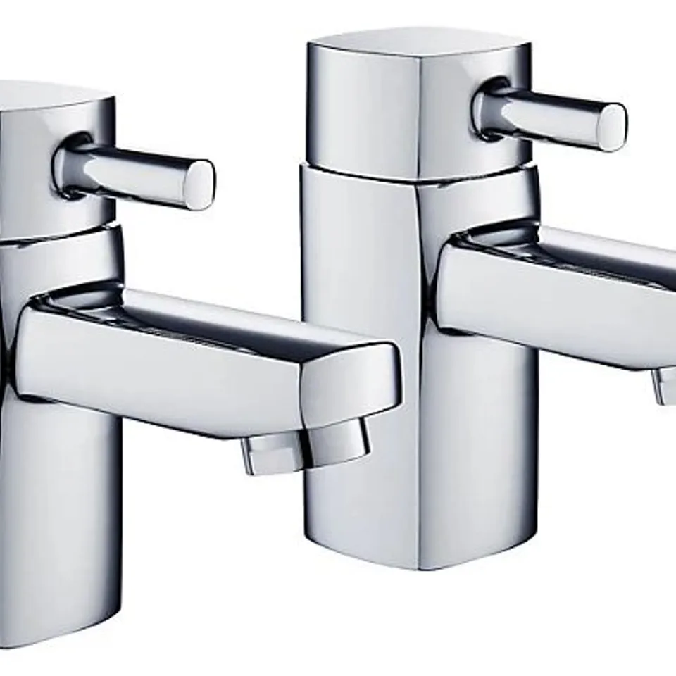 BRAND NEW BOXED NIAGARA HOLBURN BATHROOM BASIN TAPS HOT AND COLD