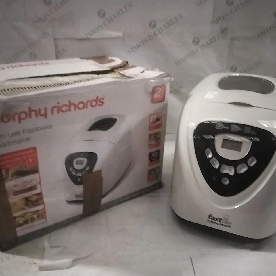 BOXED MORPHY RICHARDS FASTBAKE BREADMAKER 