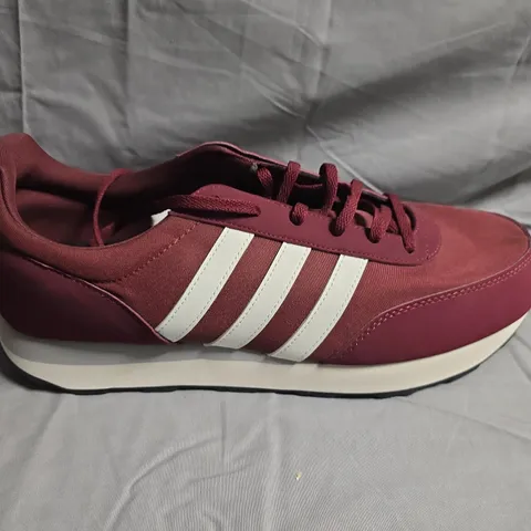 UNBOXED PAIR OF ADDIAS RUN 60'S TRAINERS - UK SIZE 12
