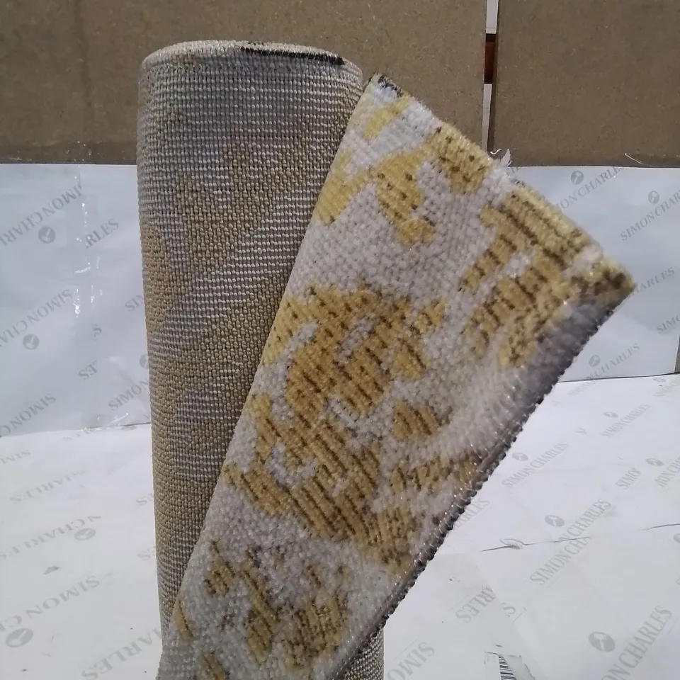 BRAND NEW PACO HOME YELLOW ARTINO RUG - 160CM X 220CM