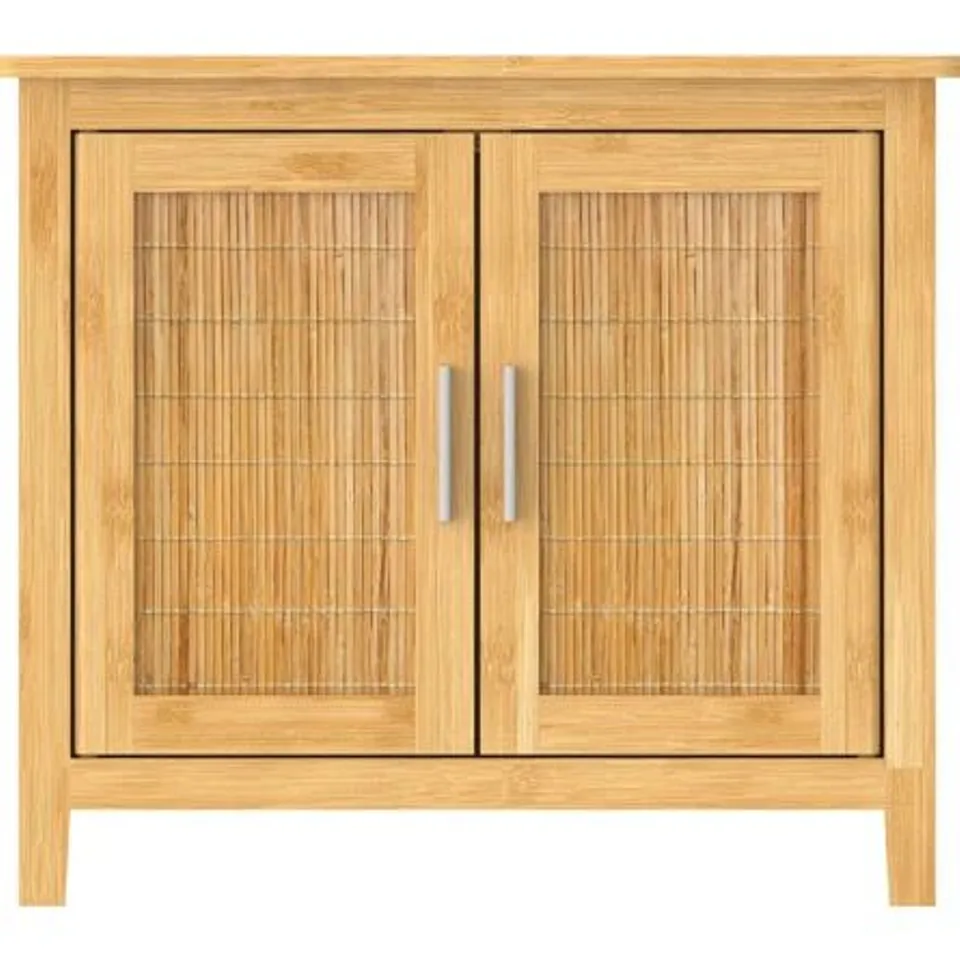 BOXED BAMBOO WASH BASIN CABINET (1 BOX)