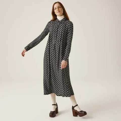 BRAND NEW REGATTA ORLA KIELY WINTER DRESS IN BIRDY BLUE SIZE UK 20