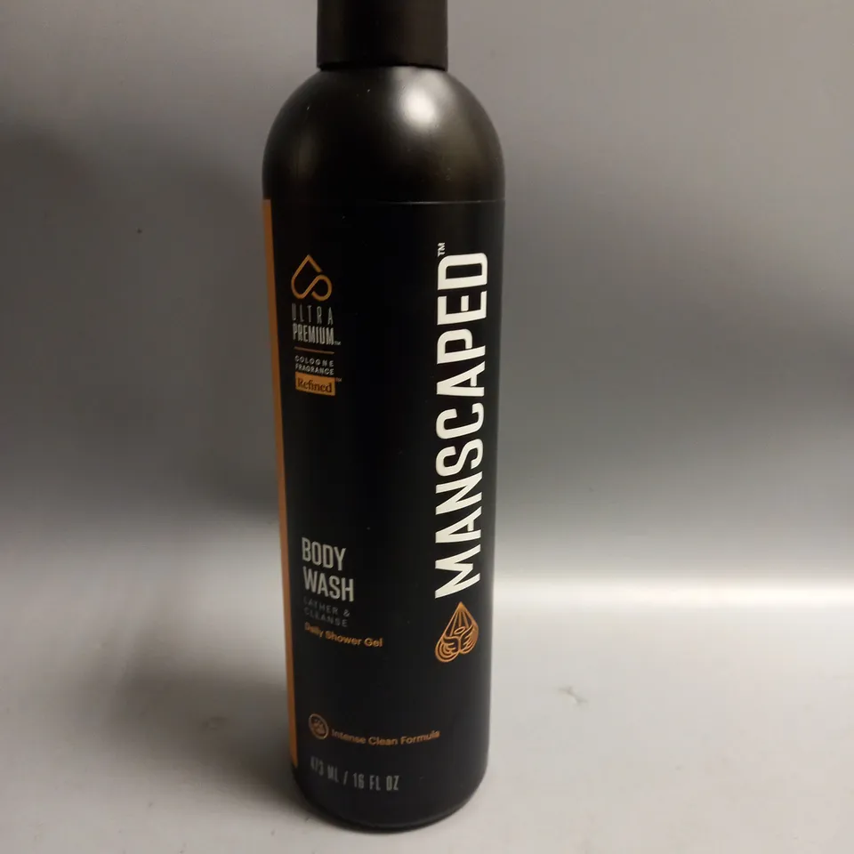 BOTTLE OF MANSCAPED BODY WASH 473ML
