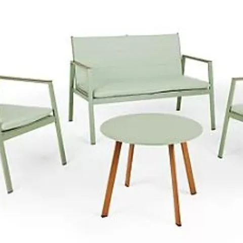 MY GARDEN STORIES 4 PIECE PATIO SET SAGE (1 BOX)