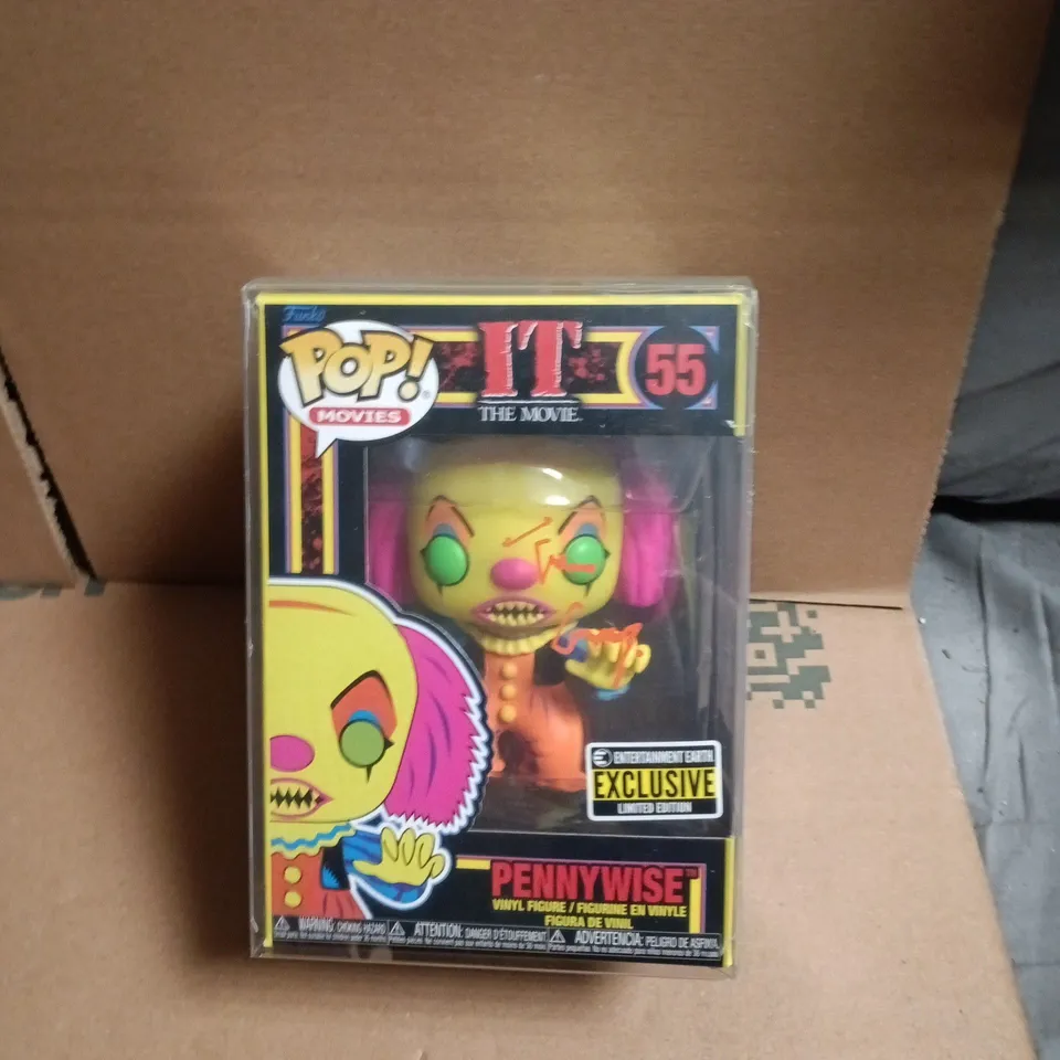FUNKO POP! PENNYWISE – IT: THE MOVIE, EXCLUSIVE LIMITED EDITION, BOXED FIGURE (NO. 55)