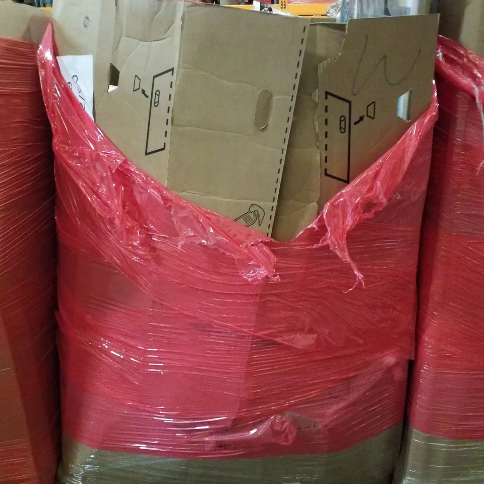 PALLET CONTAINING ASSORTED PRODUCTS INCLUDING SHREDDER, LED MONITOR, AUDIO TURNTABLE & NEUROMUSCULAR STIMULATOR 