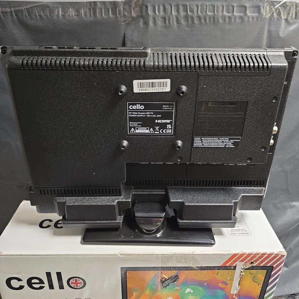 CELLO 16-INCH SMART LED TV POWERED BY WEBOS HUB - BOXED