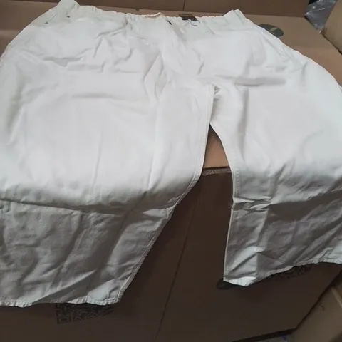 BOXED BRAND NEW APPROXIMATELY 9 SIMPLY BE WIDE LEG DENIM JEANS WHITE SIZE 30R