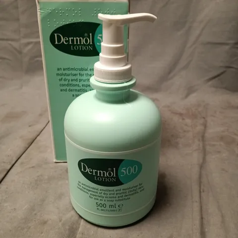 DERMOL LOTION 500 β ANTIMICROBIAL EMOLLIENT MOISTURISER, 500 ML (BOXED)