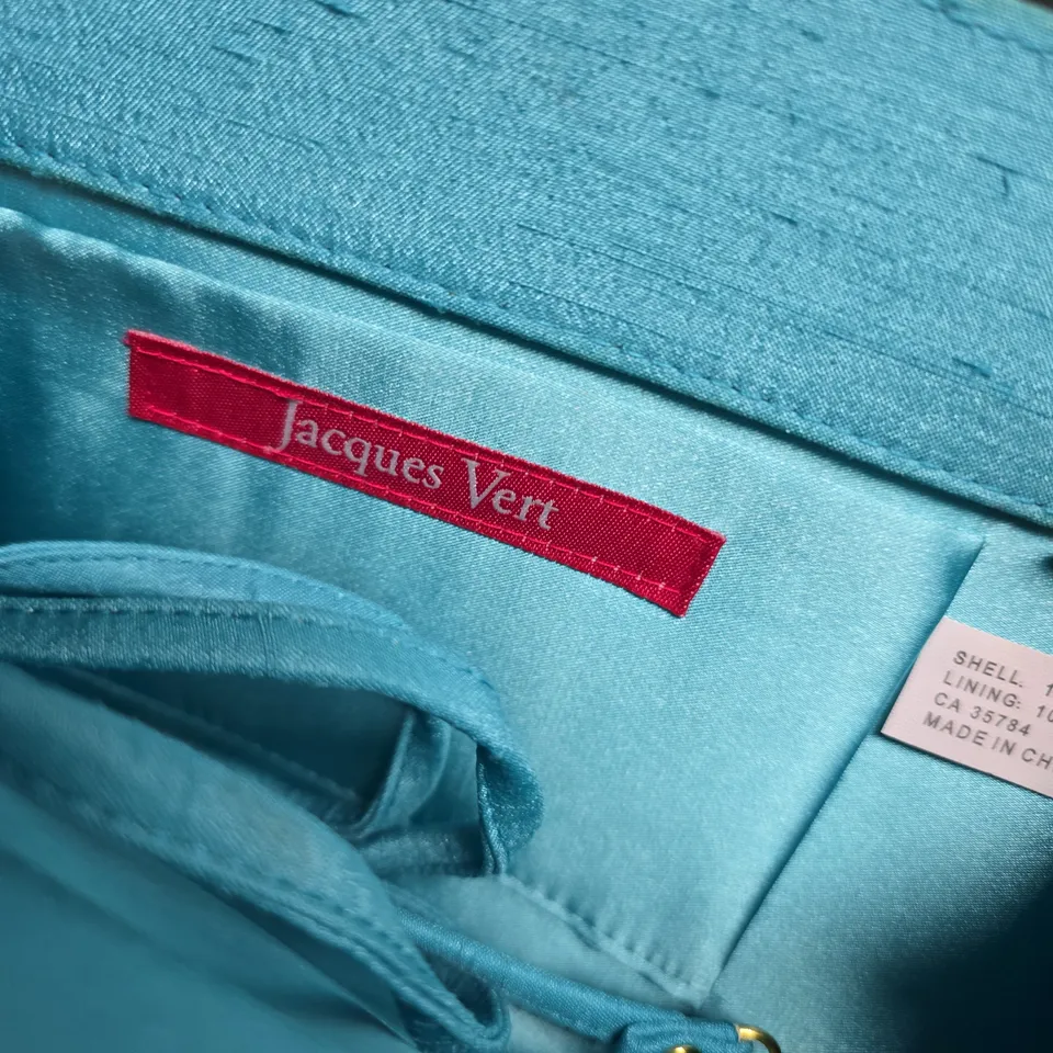 Jacques Vert Turquoise Handbag – Evening Bag 