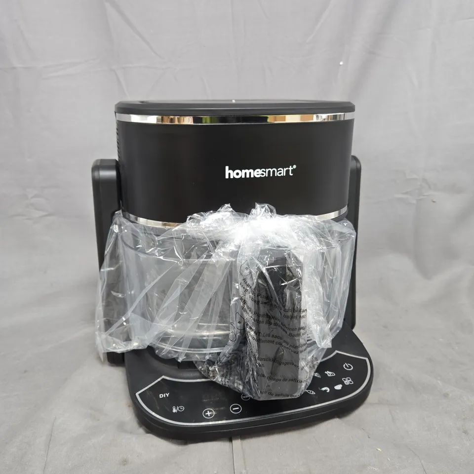 HOMESMART 2-IN-1 GLASS BOWL AIR FRYER