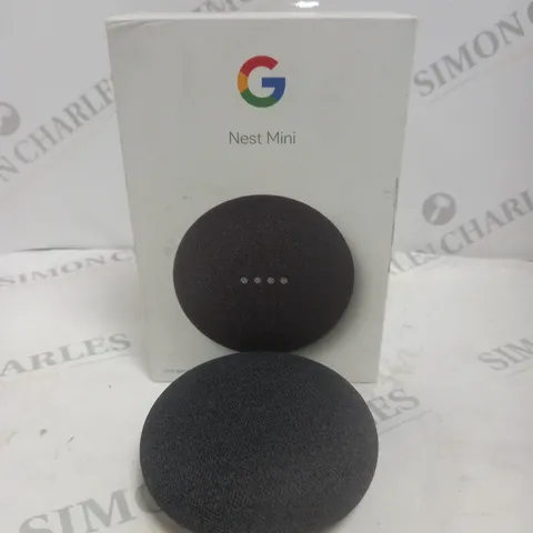 BOXED GOOGLE NEST MINI 2ND GEN - CHARCOAL