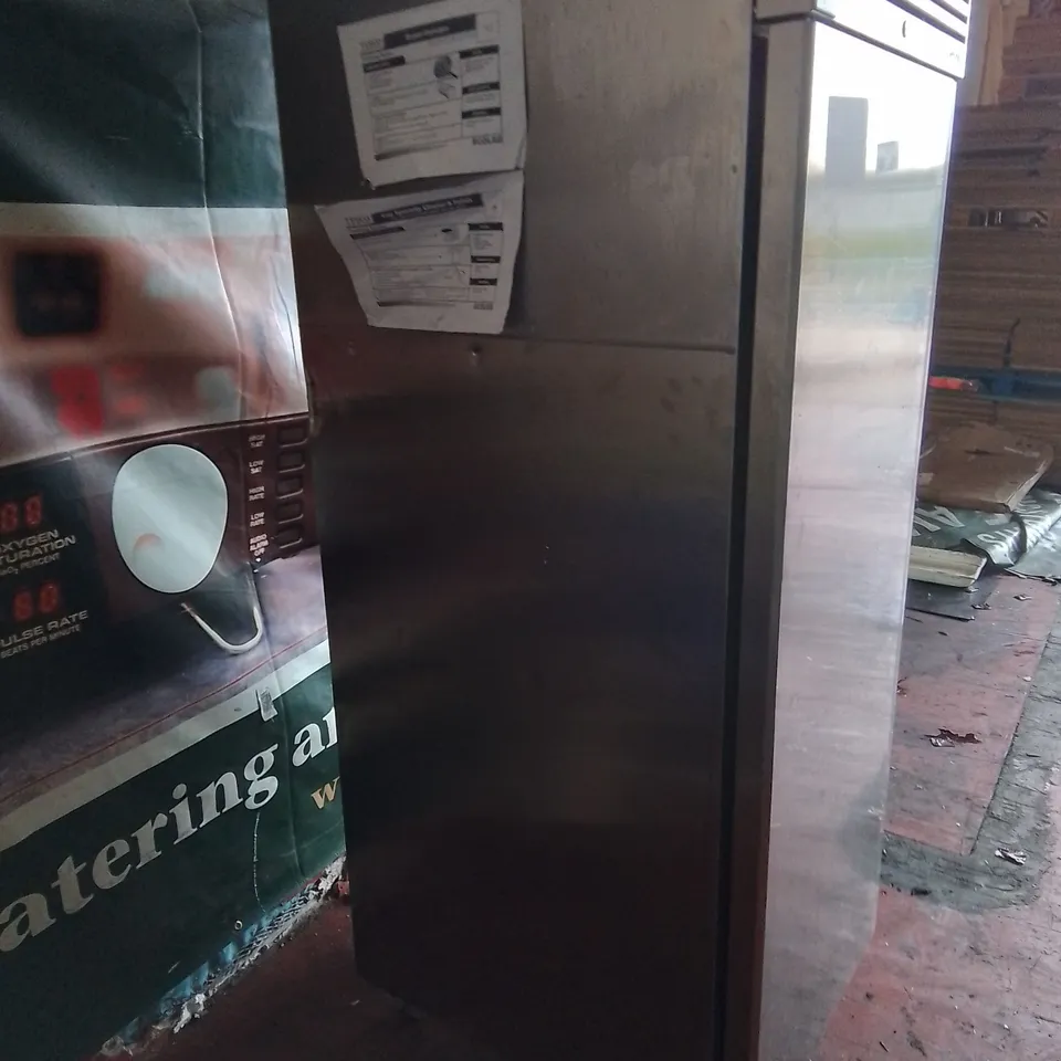 FOSTER COMMERCIAL 1-DOOR STAINLESS FOOD STORAGE UNIT 