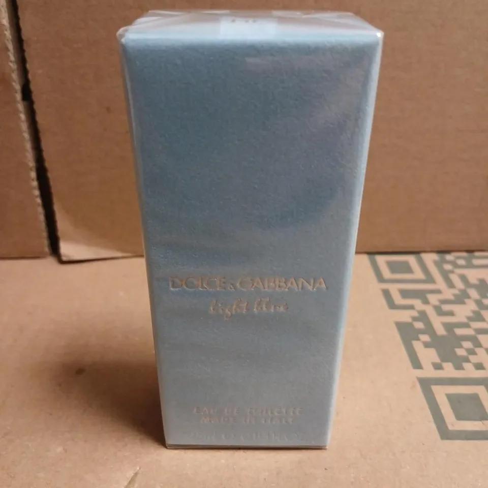 BOXED AND SEALED DOCLE AND GABBANA LIGHT BLUE EAU DE TOILETTE 25ML