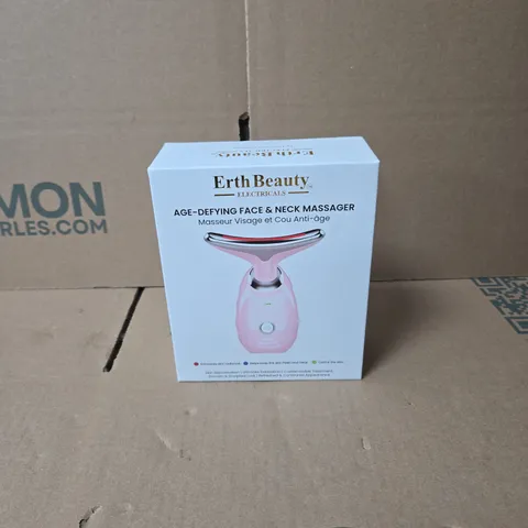 ERTH BEAUTY ELECTRICALS AGE DEFYING FACE AND NECK MASSAGER BOXED