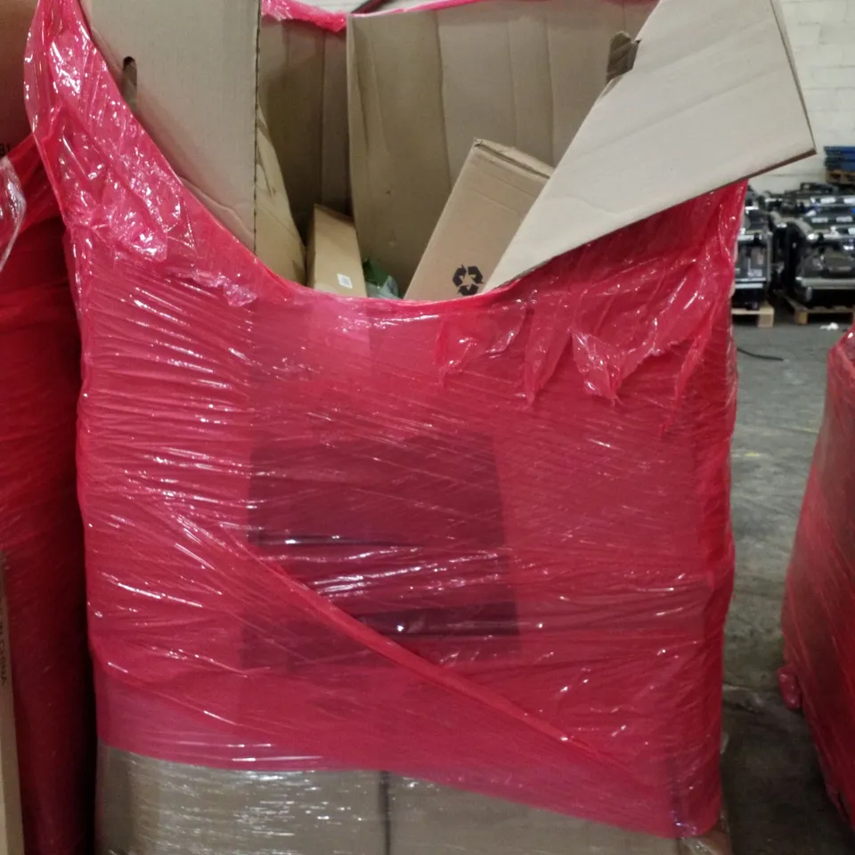 PALLET OF ASSORTED PRODUCTS INCLUDING GAMING CHAIR, STAND HAIR DRYER, WATER TABLE, KIDS FLOOR PADS