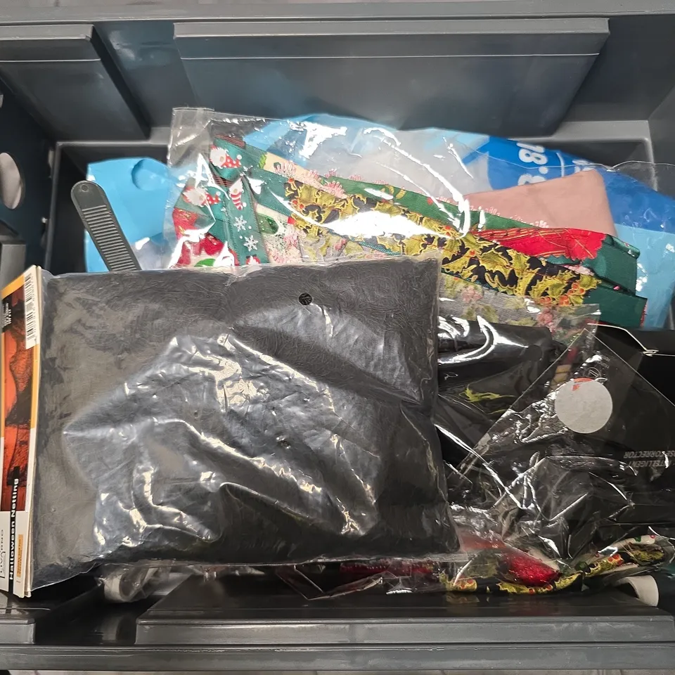 APPROXIMATELY 12 ASSORTED HOUSEHOLD ITEMS TO INCLUDE SILICA GEL LITTER, CARPET BOLSTER, 16A DOUBLE POLE PULL SWITCH, ETC